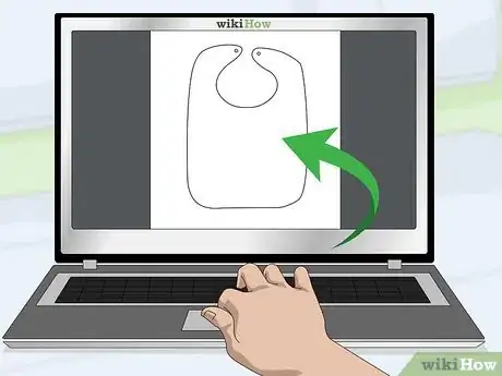 Image titled Cut and Sew a Baby Bib With Snaps Step 1