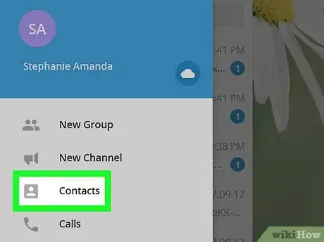 Image titled Remove Telegram Contacts on PC or Mac Step 3