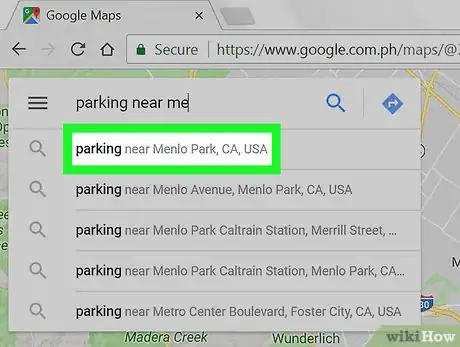 Image titled Find Parking on Google Maps on PC or Mac Step 3