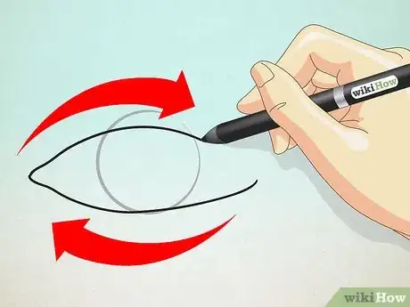 Image titled Draw an Eye Step 2