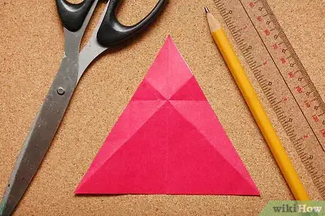 Image titled Cut a Equilateral Triangle from a Square of Paper Intro