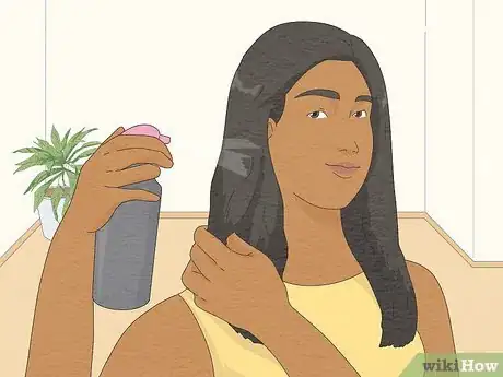 Image titled Curl Black Hair with a Curling Iron Step 3