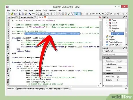 Image titled Make a VIP T Shirt Door on Roblox Step 7Bullet1