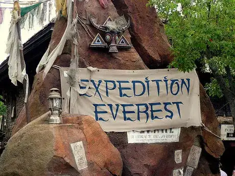 Image titled Expedition Everest Sign Oustide Ride Animal Kingdom