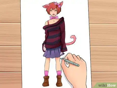 Image titled Draw Cat Girls Step 8