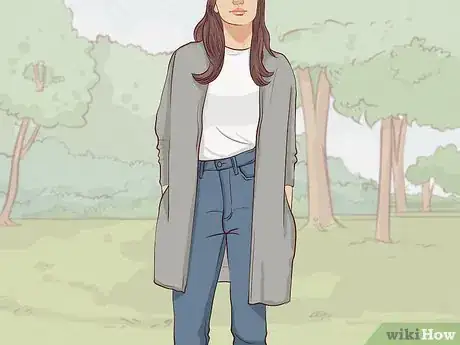 Image titled Style a Grey Cardigan Step 1