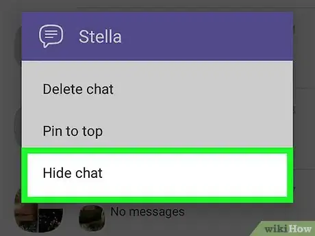 Image titled Hide Viber Chats on Android Step 4