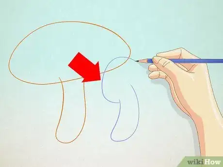 Image titled Draw Mushrooms Step 3