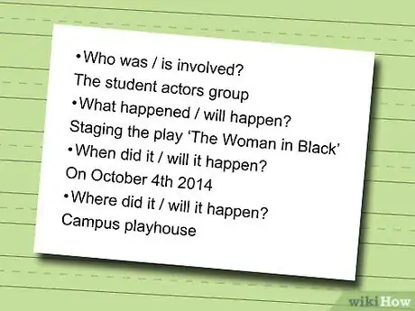 Image titled Write a Press Release (for School Students) Step 2