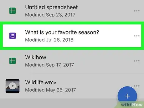 Image titled View Google Form Responses on iPhone or iPad Step 2