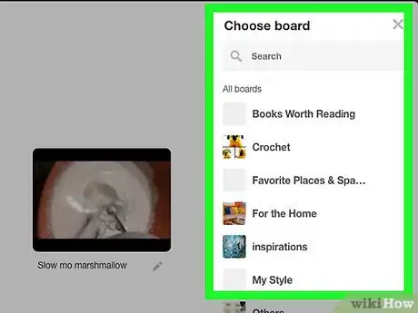 Image titled Post a YouTube Video on Pinterest Step 11
