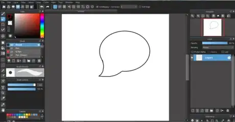 Image titled Get screentones with Medi Bang Paint Pro step 1.png