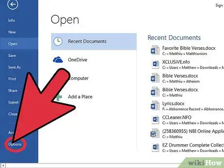 Image titled Add the Developer Tab to the Ribbon in Word Step 2