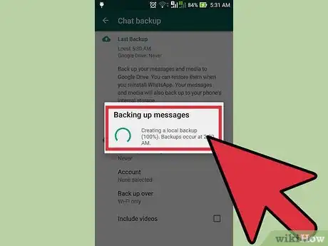 Image titled Back Up WhatsApp Step 18
