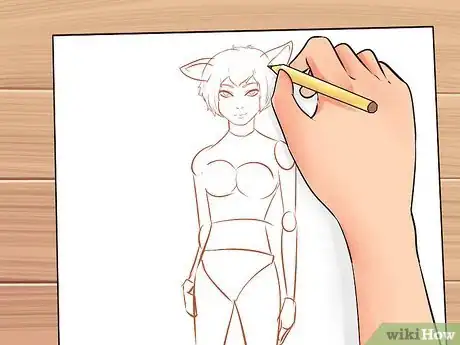 Image titled Draw Cat Girls Step 3