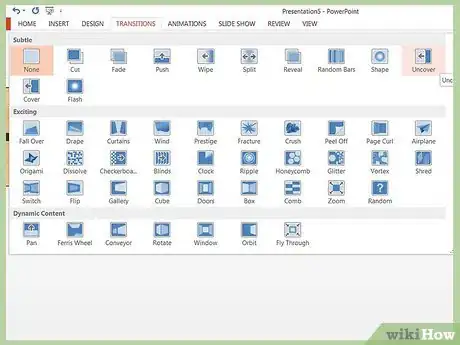 Image titled Add Transitions to Powerpoint Step 4