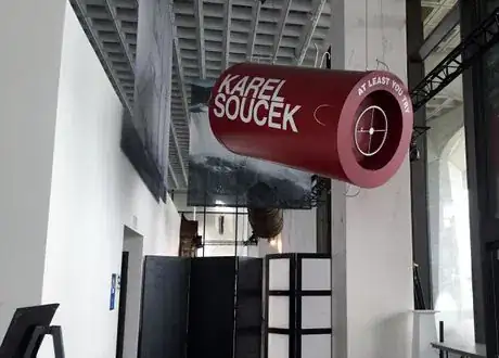 Image titled Karel Soucek and Barrel NYSM 4fl