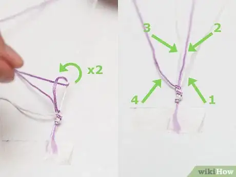 Image titled Make a Candy Stripe Friendship Bracelet Step 8