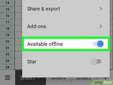 Image titled Save on Google Sheets on Android Step 4