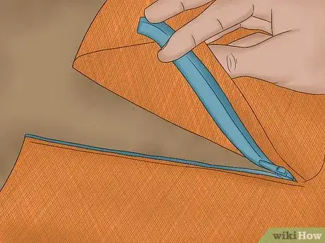 Image titled Add a Liner to Knitted or Crocheted Bags Step 6