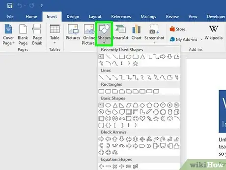 Image titled Draw Arrows in Word Step 10