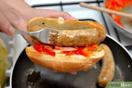 Image titled Make a Sausage Sandwich Step 6
