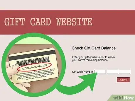 Image titled Check the Balance on a Gift Card Step 2