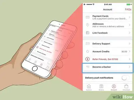 Image titled Become a DoorDash Driver on iPhone or iPad Step 4