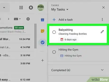 Image titled Move Google Tasks on PC or Mac Step 7