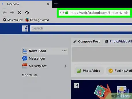 Image titled Add Work on Facebook Step 1