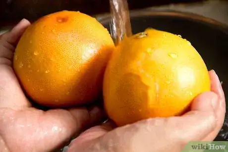 Image titled Make a Jack O'Lantern from an Orange Step 1