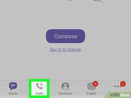 Image titled Delete Call History on Viber on iPhone or iPad Step 2