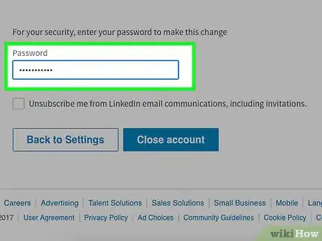 Image titled Delete a LinkedIn Account Step 7