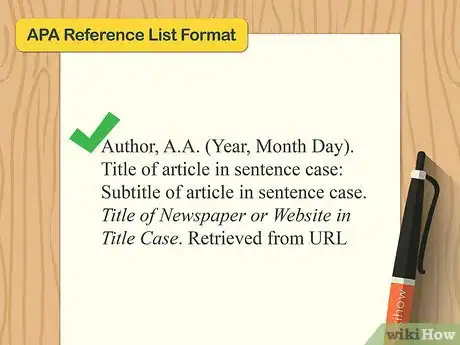 Image titled Cite Online News Articles in APA Step 1