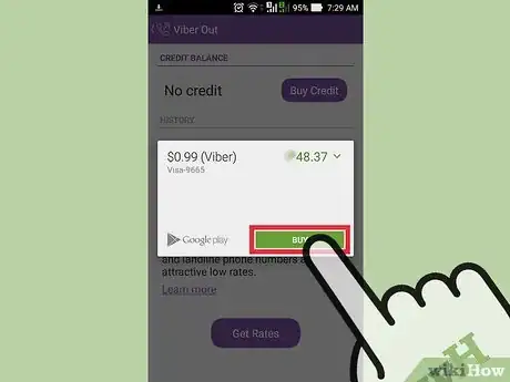 Image titled Pay for Credits on Viber Step 7