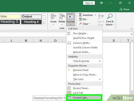 Image titled Hide Cell Formulas in Excel Step 7