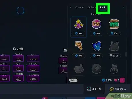 Image titled Give Sparks on Mixer App Step 4