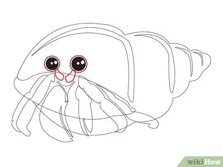 Image titled Draw a Hermit Crab Step 6