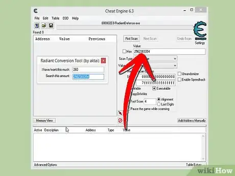 Image titled Hack Radiant Defense on Windows 8 Using Cheat Engine Step 21
