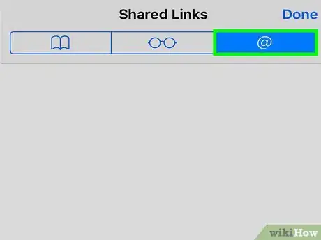Image titled Browse Shared Links on Safari in iOS Step 3