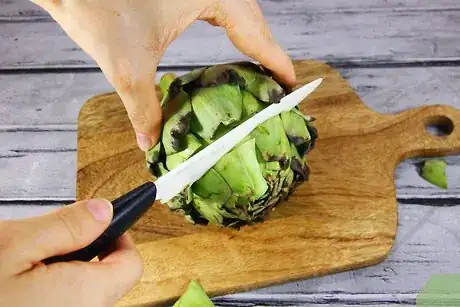 Image titled Cut Artichokes Step 1