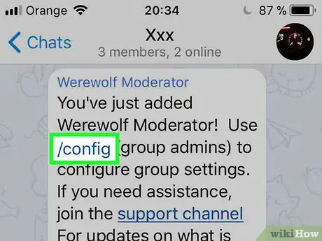 Image titled Play Werewolf on Telegram on iPhone or iPad Step 20