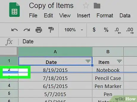Image titled Make Cells Bigger on Google Sheets on PC or Mac Step 8