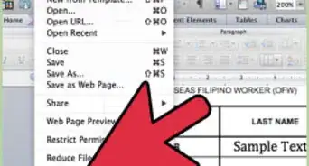Fill Out Paper Forms with MS Word