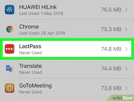 Image titled Uninstall LastPass on iPhone or iPad Step 8