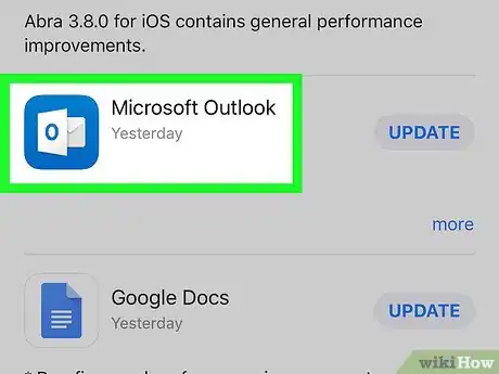 Image titled Update Outlook on iPhone or iPad Step 3