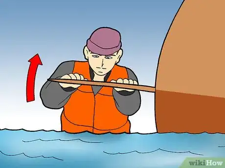 Image titled Right a Capsized Dinghy Step 5
