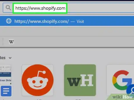 Image titled Use Shopify on PC or Mac Step 1