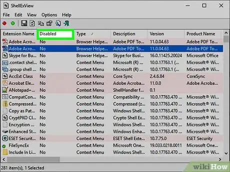 Image titled Disable Shell Extensions with ShellExView Step 11