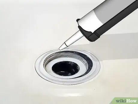 Image titled Caulk a Drain Step 10